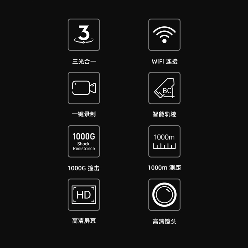 Shiyutong thermal imaging Infrared Night Vision Instrument FM06-50L three-in-one with distance measurement, day-night universal thermal imaging mirror details Picture