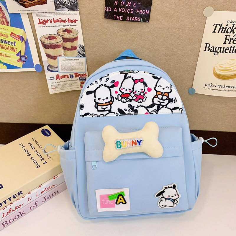 Girls' backpack, primary school students' cartoon children's schoolbag, cute backpack, large capacity for kindergarten, lightweight, durable for travel full figure