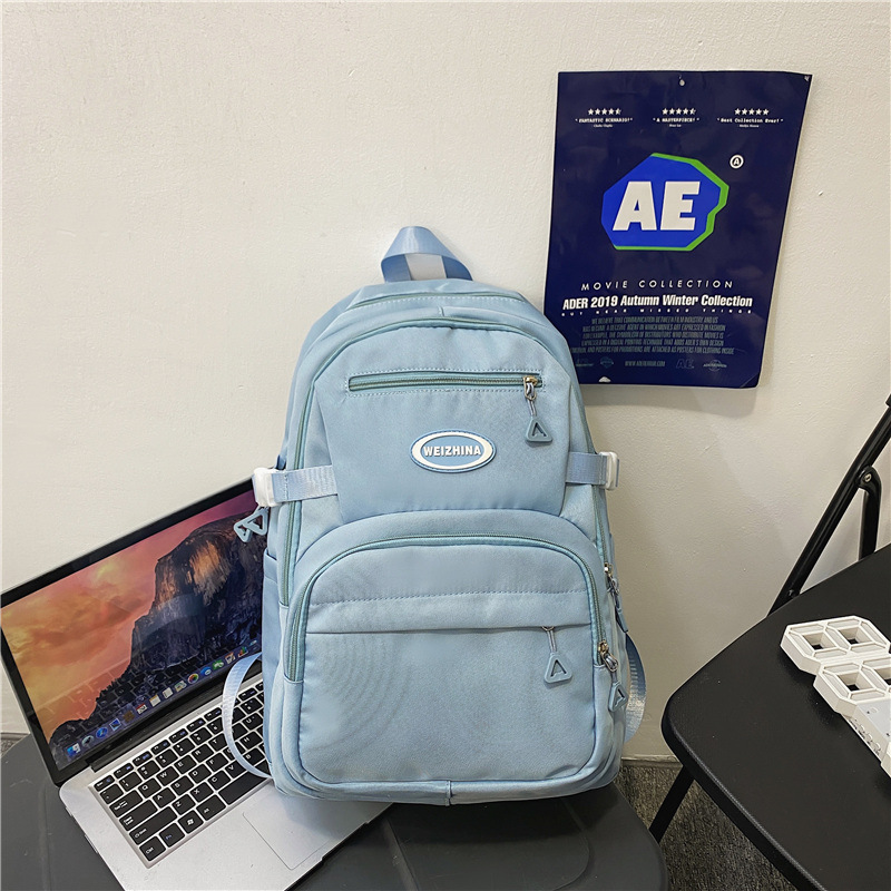 Durable and large-capacity new schoolbag, female college student backpack, female junior high school student, primary school student and high school student computer backpack Specification drawing