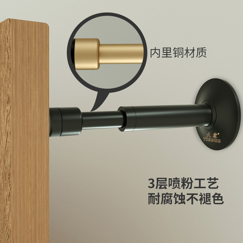 A non-drilling door stop anti-collision wonder, hydraulic buffer door stop, bathroom glass door colliding silicone stainless steel silent door top Specification drawing