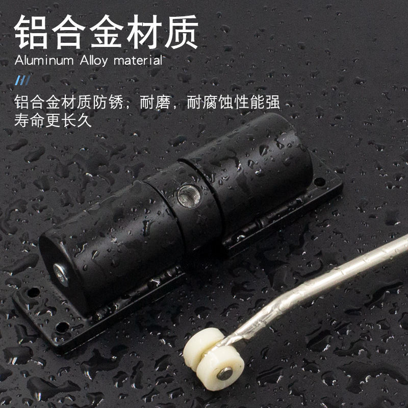 Door closers, outward-opening iron doors, household automatic silent simple buffer door closing devices, rebound closers, wooden doors Application Scenario