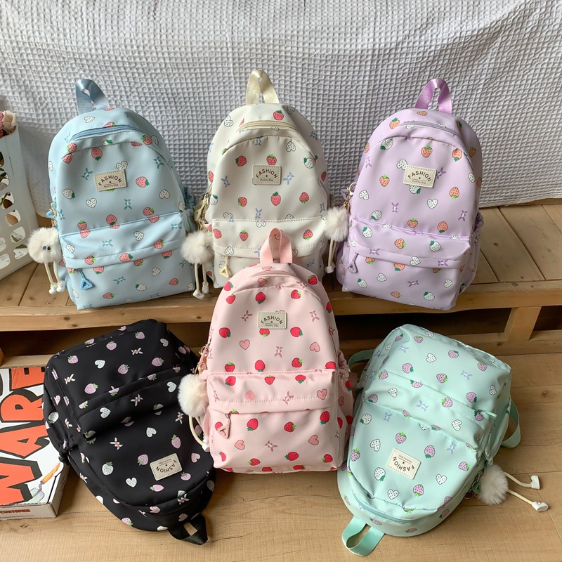 Cross-border Korean version cute campus schoolbag for primary school girls, super lightweight, back-protecting and load-reducing schoolbag for junior and senior high school students full figure