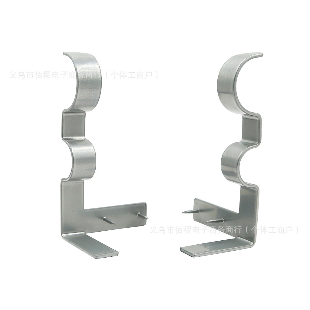Curtain Rod Brackets perforation-free curtain rod bracket creative Roman rod bracket Item Picture
