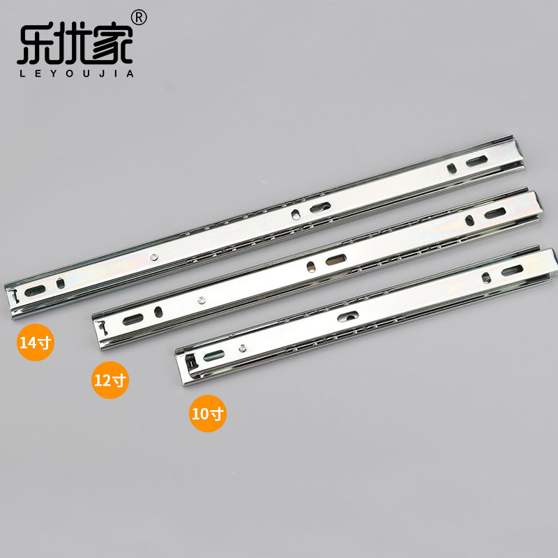 Drawer bottom rail, silent slide rail, hidden two-section rail, cabinet slide, two-section ball bearing rail manufacturer wholesale Application Scenario