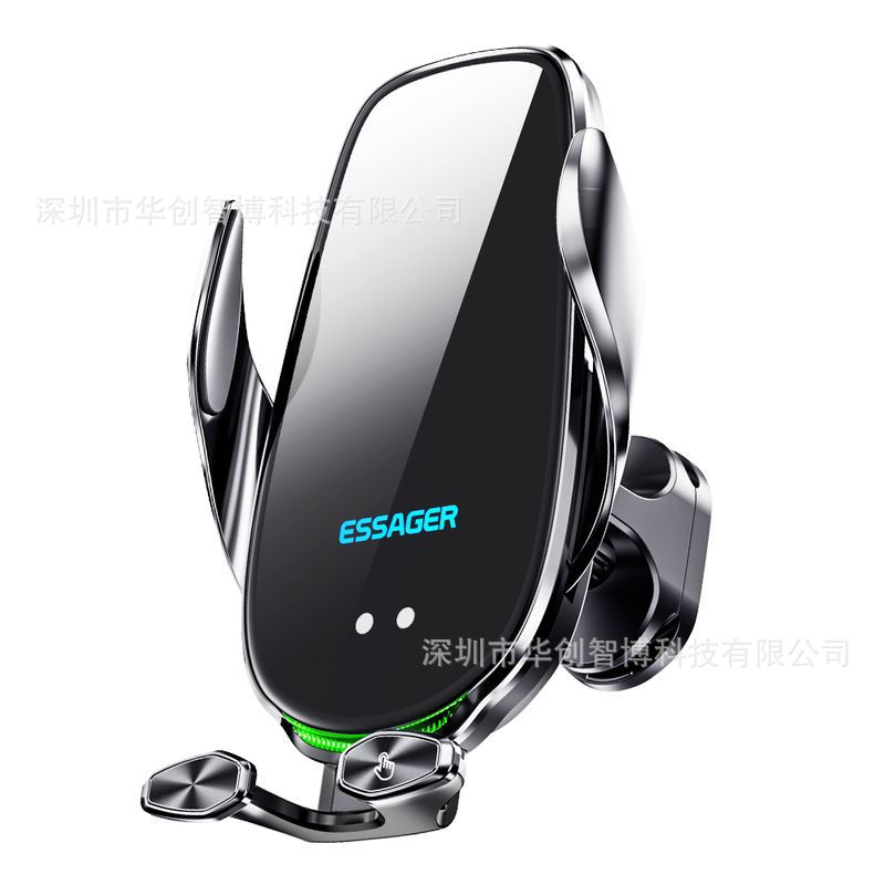ESSAGER Inspiration Series Wireless Charging Car Stand 15W Smart Infrared Sensor Air Outlet Mobile Phone Stand Item Picture