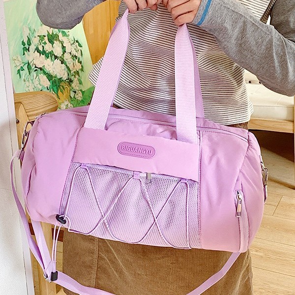 High-end fitness bag, large-capacity yoga bag for women, lightweight business travel bag, hand-held design luggage bag full figure
