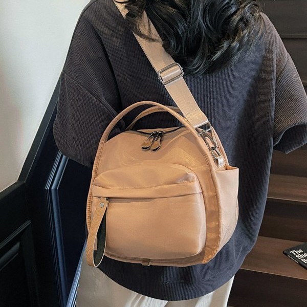 New simple, lightweight and casual bag, fashionable and versatile Oxford fabric women's crossbody bag, single-shoulder hand-carry commuting bag full figure