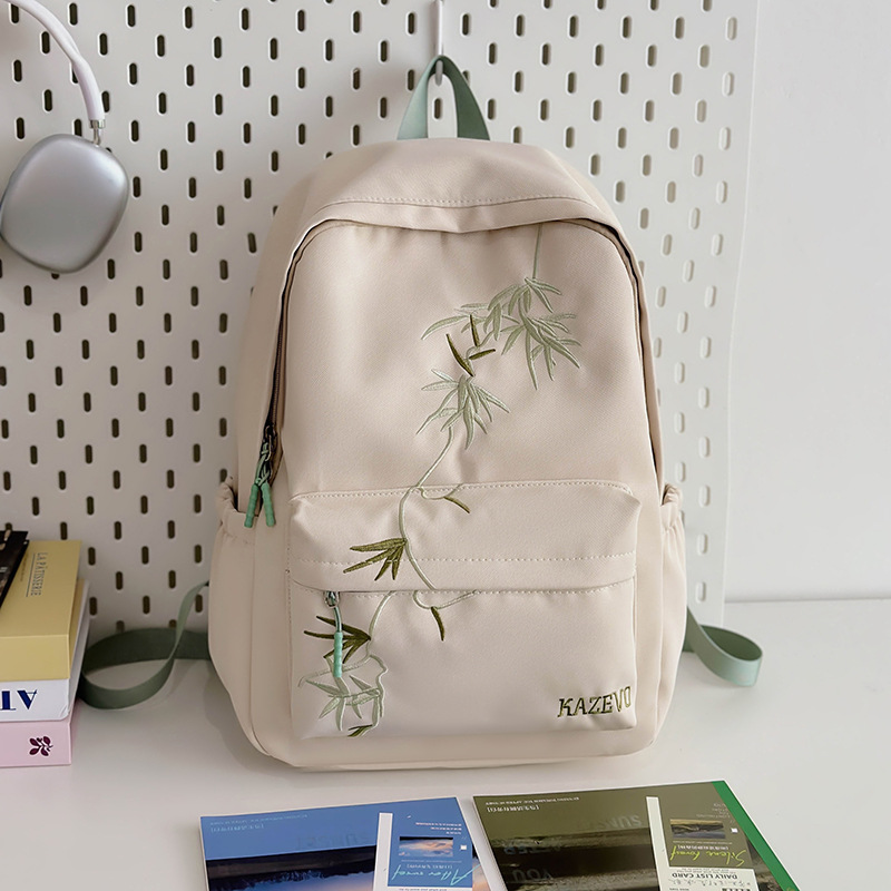New Chinese-style schoolbag, a lightweight backpack for girls to travel, a backpack for college students, junior high school and senior high school girls to go out Specification drawing