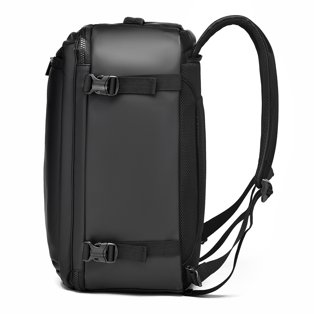 A large-capacity, multi-functional business backpack for men with a hidden shoulder strap, a computer bag for business trips, work, commuting and travel details Picture