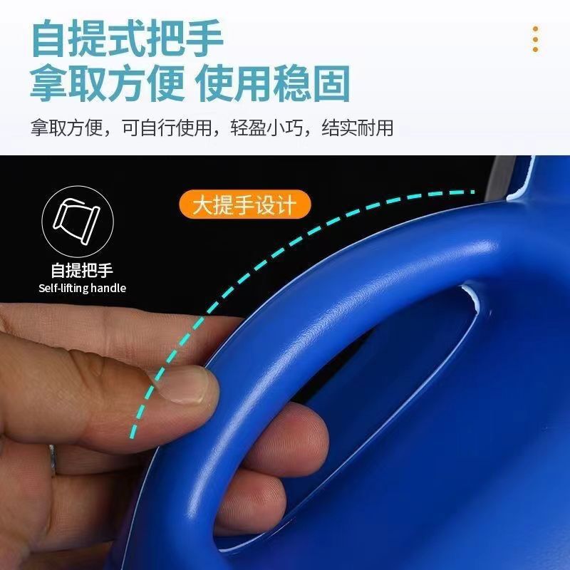 Thickened large-capacity urinal, elderly and men's urinal, household covered night pot, adult bedridden men's scratch-resistant urinal Specification drawing