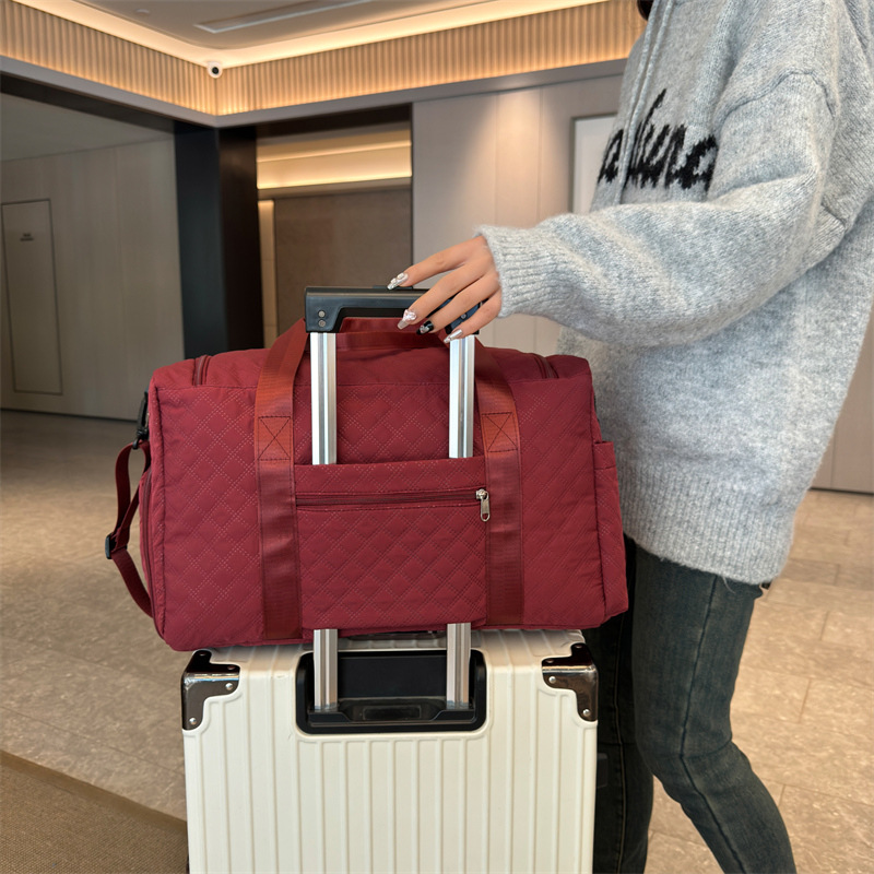 New cross-border hand-held travel bag, large-capacity dry-wet separation sports and fitness bag, short-distance business trip luggage storage bag Specification drawing