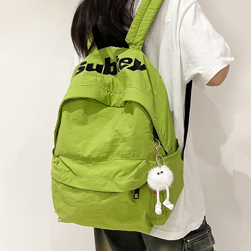 Korean version large-capacity versatile campus trend backpack, sturdy and durable, high school, college, junior high school schoolbag, girls' backpack Application Scenario