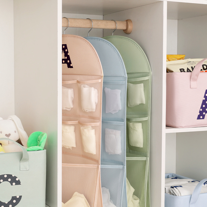 Runhui's new ABC storage hanging bag for wardrobes, underwear and underpants, and stationery for student dormitories Application Scenario