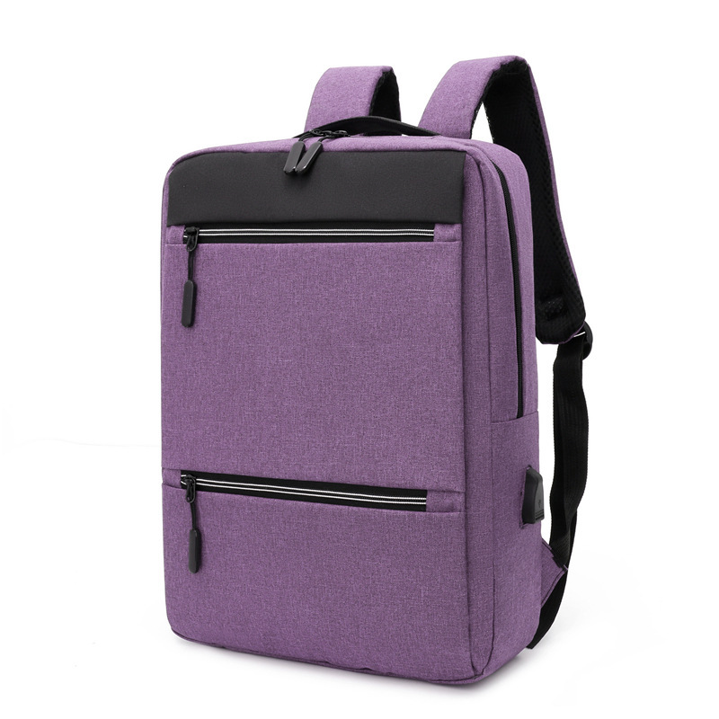 Customized business backpack, high-end men's simple large-capacity backpack, water-resistant laptop bag, schoolbag Application Scenario
