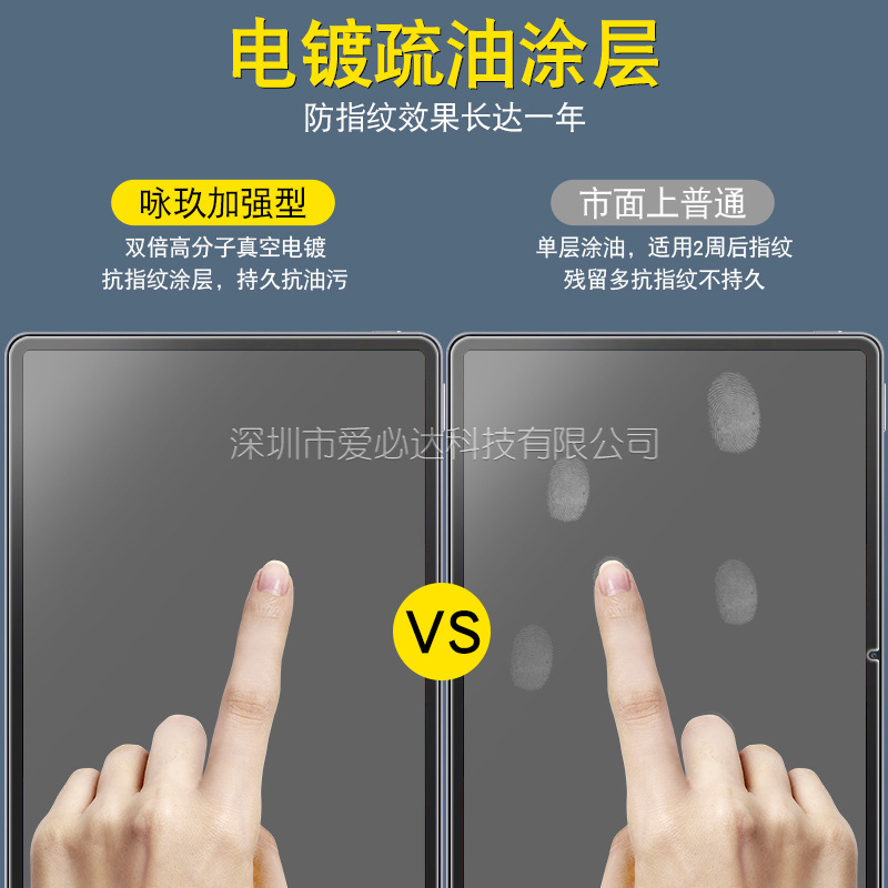 Applicable to Huawei MatePad 11.5 2023 tablet tempered film, Honor Pad GT high-definition glass film Specification drawing