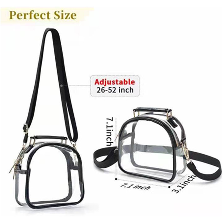 Amazon's new women's wallet stadium approval transparent portable large-capacity handbag factory direct sales Application Scenario