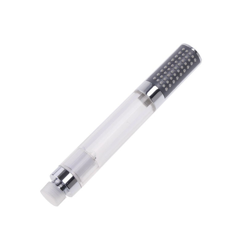 LED seven-color illuminated showerhead, led flash color-changing round rod, circular handheld showerhead 8008-A13 Item Picture