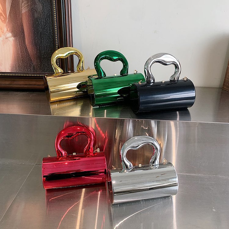 Best-selling acrylic fashionable handbag for women, new stylish and versatile solid color box bag, fresh and elegant crossbody bag details Picture