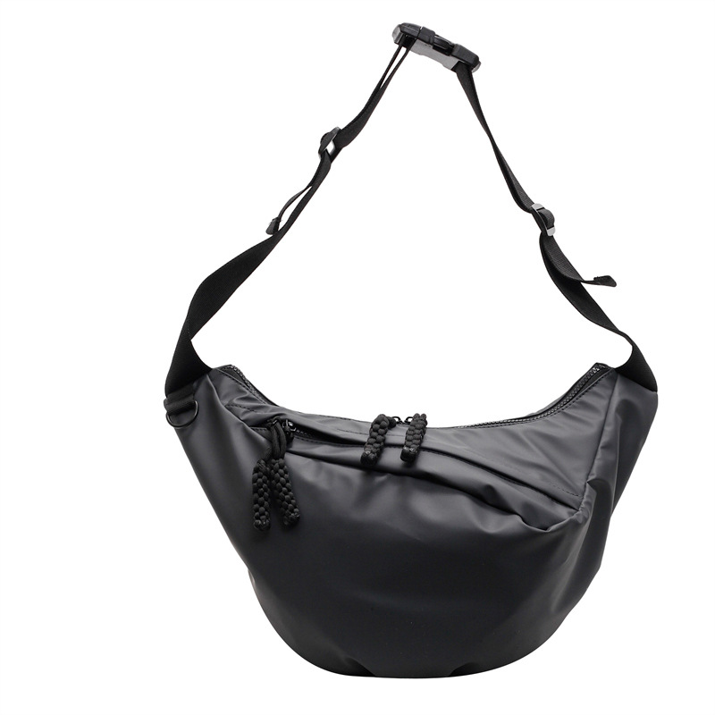 Men's and women's crossbody bag 2025: Simple and versatile chest bag, sport crossbody bag, casual commuting, light and fashionable fitness bag Item Picture