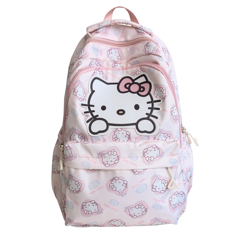 New cute children's backpack for girls, ultra-light girls' backpacks for traveling, cartoon large-capacity outdoor schoolbags Item Picture