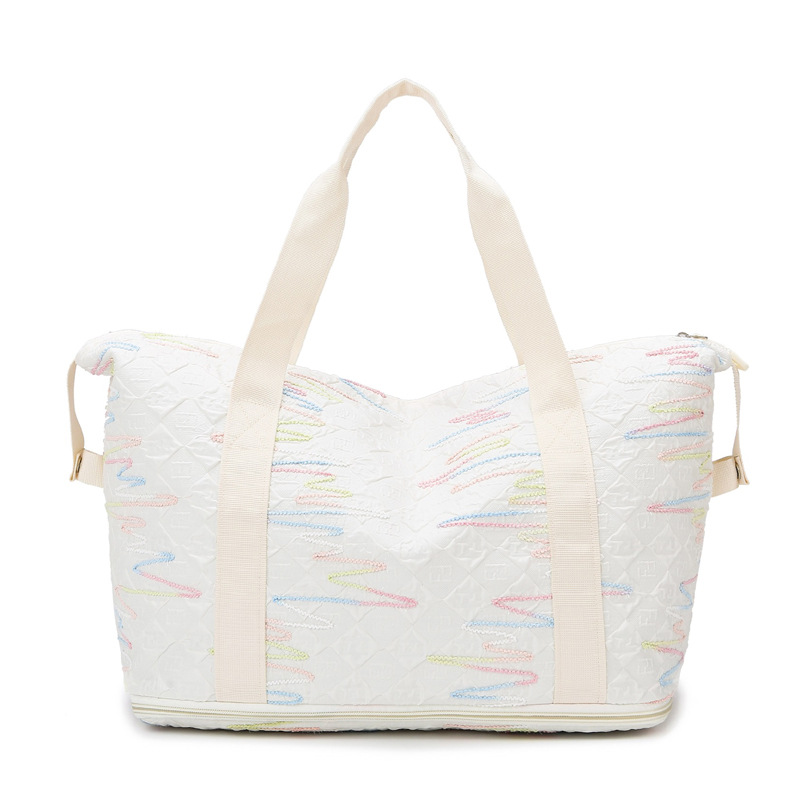 Lightweight and expandable travel bag, large-capacity handbag, dry-wet separation sports and fitness bag, portable luggage, yoga bag Item Picture