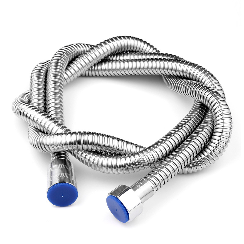 Stainless steel metal double-buckle showerhead hose, copper core alloy cap, 1.5m showerhead encryption tube factory direct sales Application Scenario