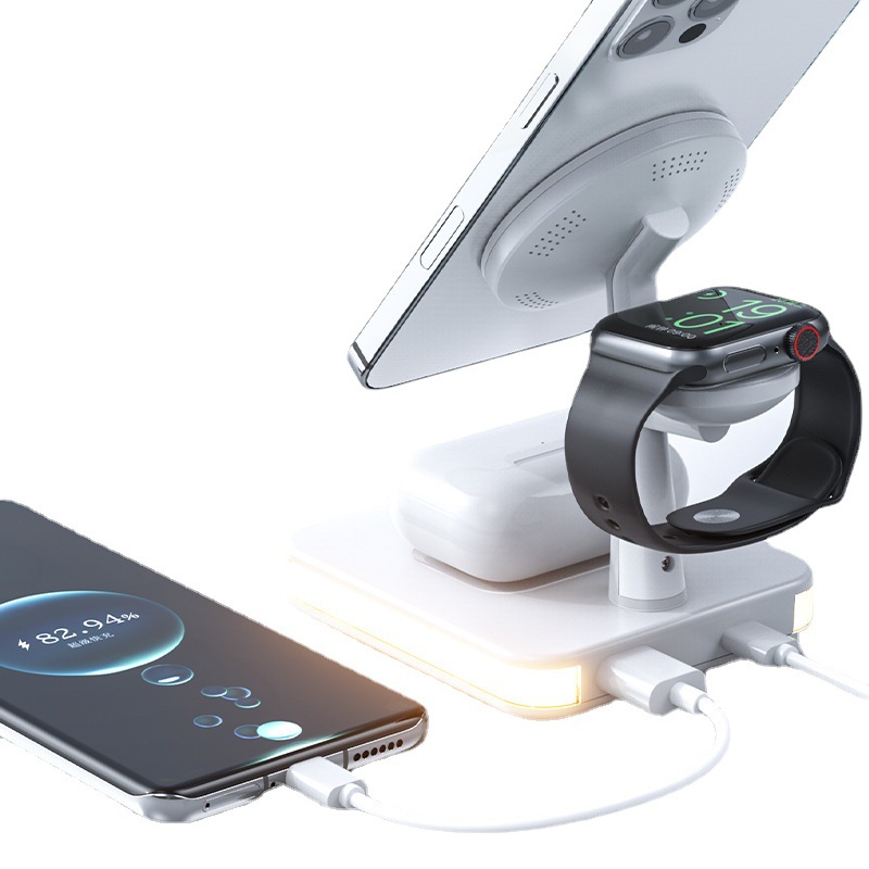Compatible with Apple MagSafe 3-in-1 magnetic wireless charger, Apple Watch, Airpods and headphones wireless charger Item Picture