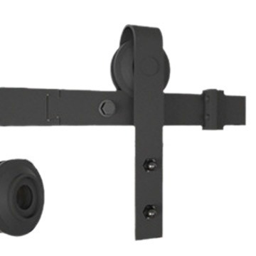 Cross-border Nordic-style barn door track, wooden sliding door, hanging rail, bathroom, toilet, kitchen, sliding interior door, sliding rail Item Picture