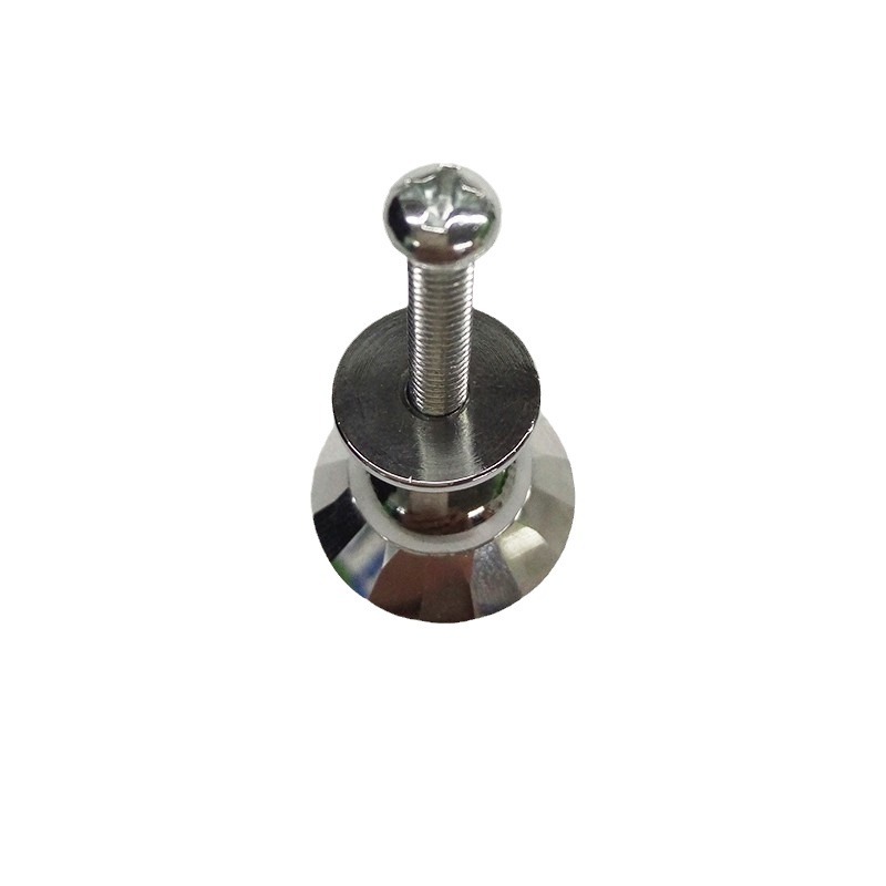 The original manufacturer supplies single-hole diamond crystal glass handles for jewelry boxes, drawers, furniture and cabinet handles with a diameter of 20MM Item Picture