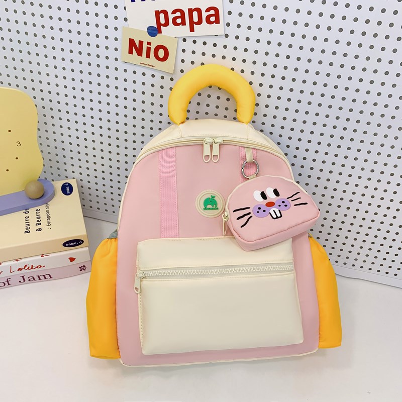 Trendy kindergarten backpacks of large, medium and small sizes, high appearance level, lightweight schoolbags, boys' travel, cute children's shoulders Specification drawing