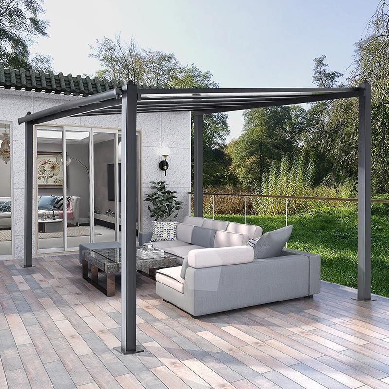 Outdoor non-drilling reinforced waterproof sunshade, small courtyard rain shelter, terrace villa courtyard rain shelter, Zhao Zhou Item Picture