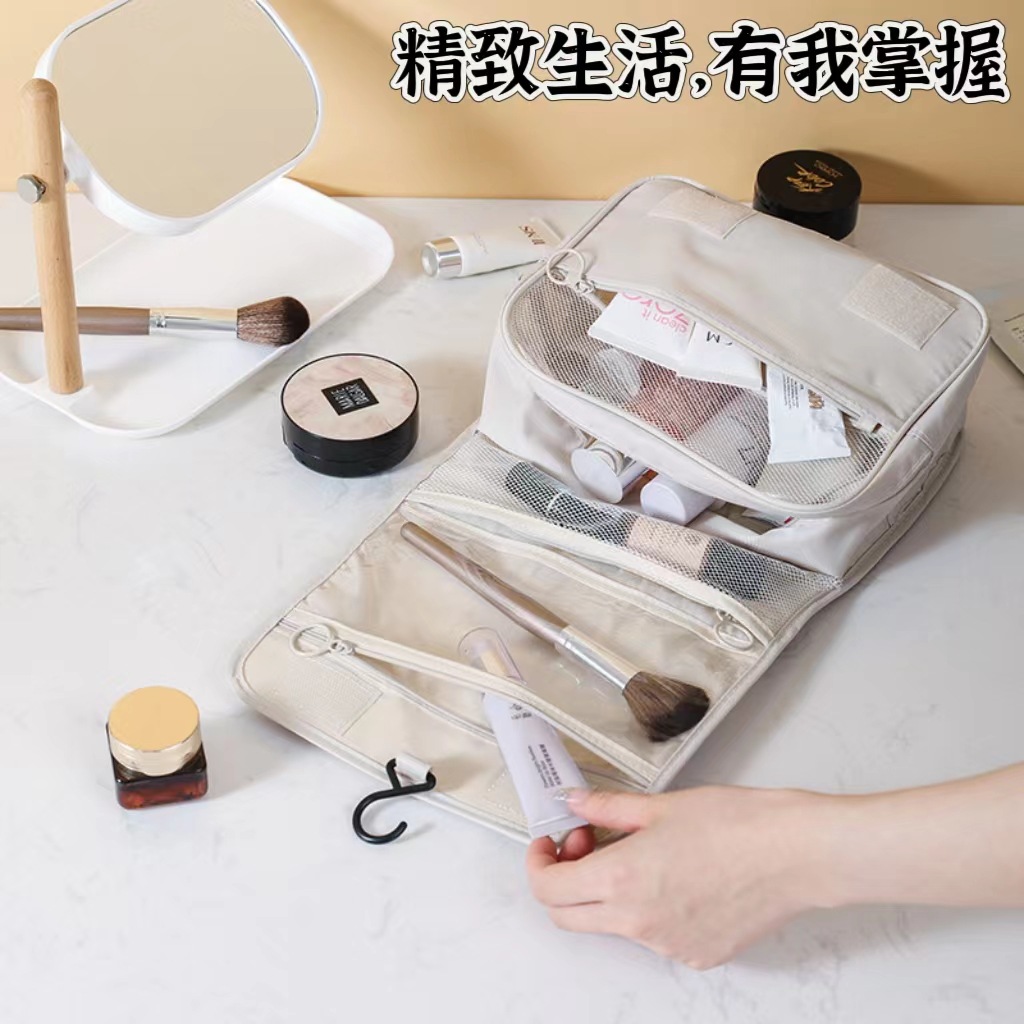 Wholesale of Korean-style hand-held hook toiletry bags for men and women, large-capacity portable travel storage bags, waterproof storage bags for business trips Specification drawing