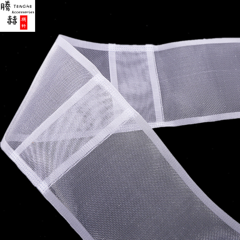 Curtain tape, nylon tape, curtain rod, transparent tape, hook, transparent white curtain tape, curtain accessories manufacturer Application Scenario