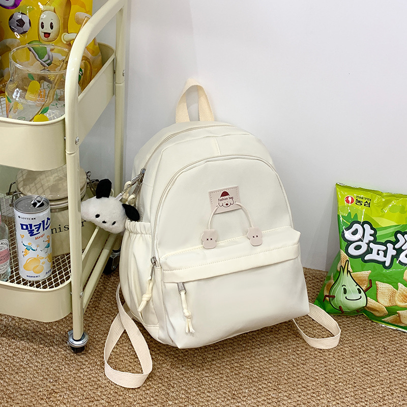 The trend of Japanese-style InS-style soft and cute girl backpacks, primary school schoolbags, and portable small backpacks for kindergarten travel details Picture
