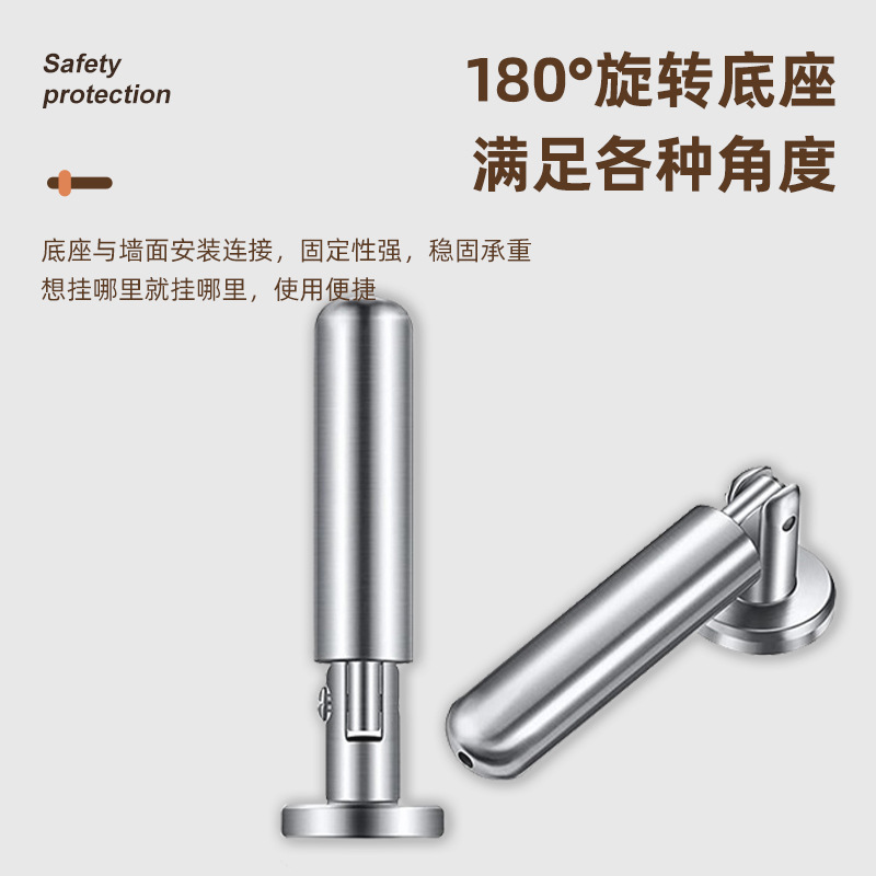 Cross-border household balcony stainless steel clothes drying rope, bathroom exquisite and practical shower curtain rope manufacturer wholesale curtain hanging line Application Scenario