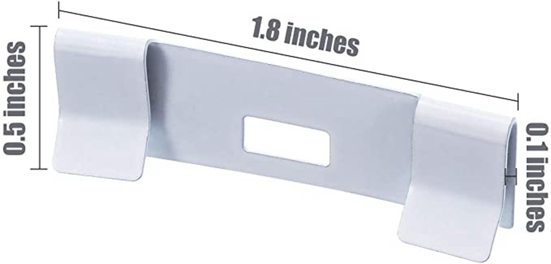 Cross-border retail of white metal curtain accessories, vertical blinds, vertical Venetian blinds, metal clips, simple and no need for hanging clips details Picture