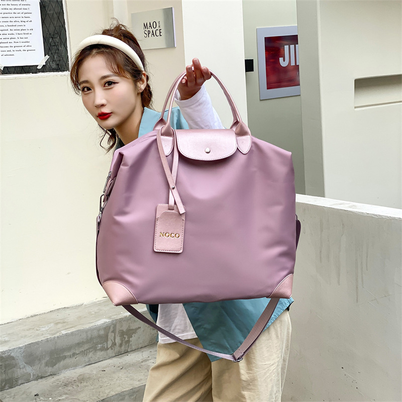 Business trip short travel bags, luggage bags, men's lightweight large-capacity hand-held storage bags for childbirth, sports and fitness yoga bags full figure