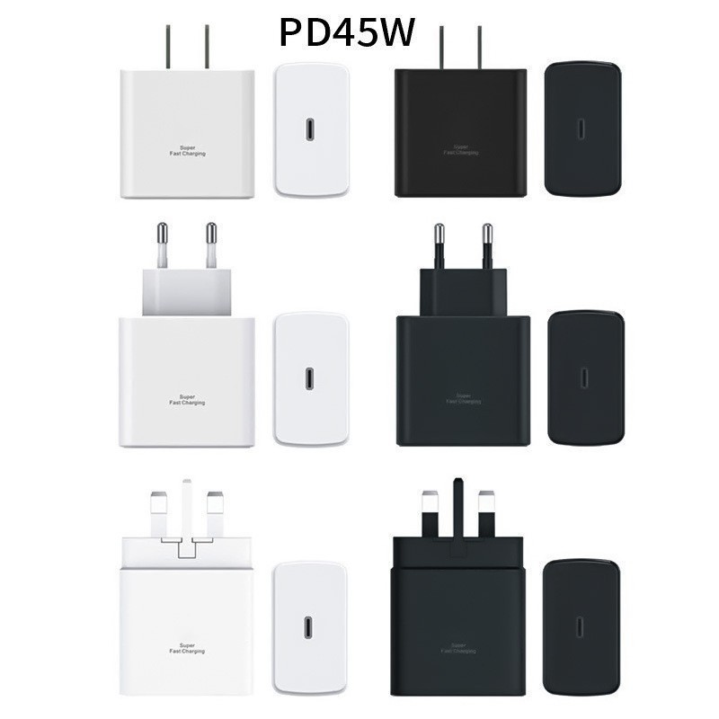 Suitable for Samsung Super Fast Charging d45w charger, European, British and American standard fast charging mobile phone charger Application Scenario