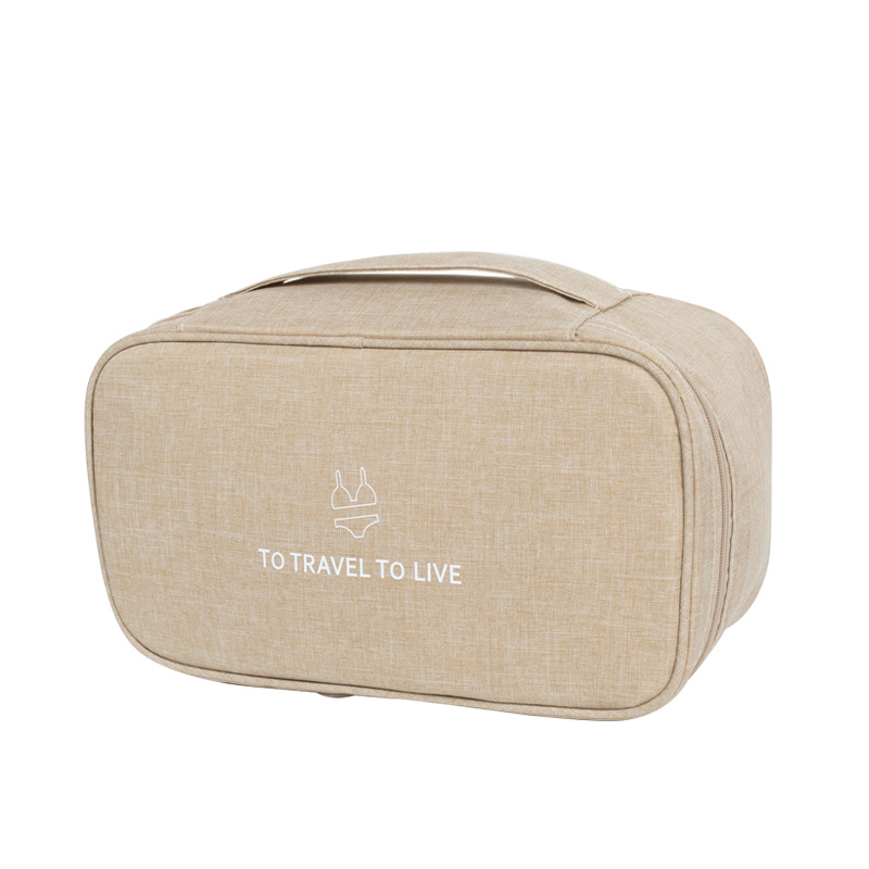 Oxford fabric underwear and socks storage bag, modern, simple and fashionable, large-capacity portable organizing bag, underwear storage bag Item Picture