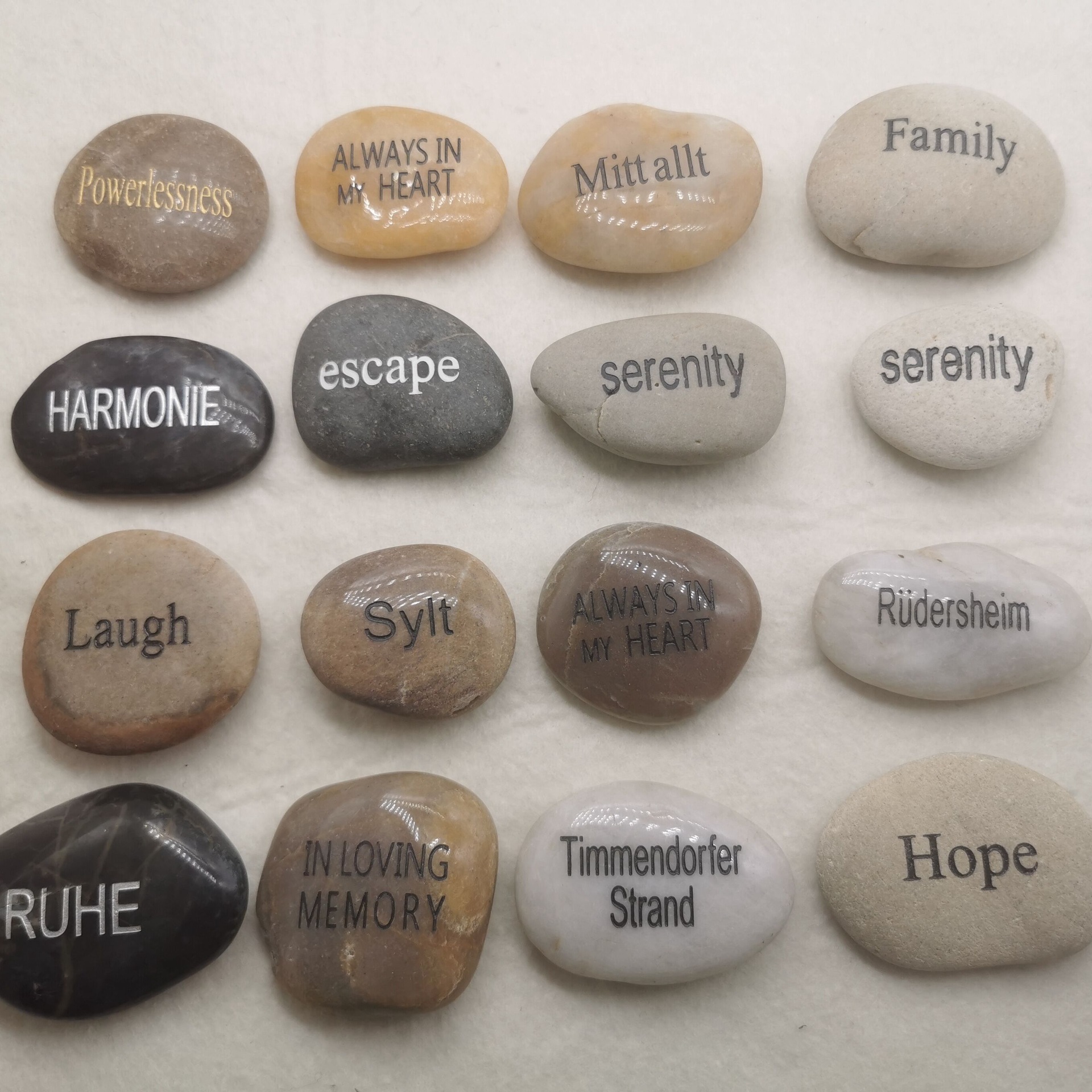 Wholesale of natural pebbles, rain flower stones, engraved stones, stone carved stones and logos from manufacturers full figure