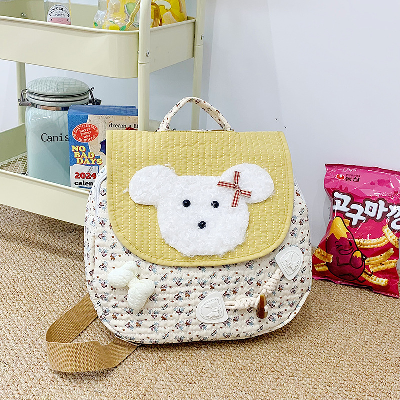 Kindergarten student schoolbag 2025 New style children's backpack, girl and baby travel and study bag, lightweight backpack Specification drawing