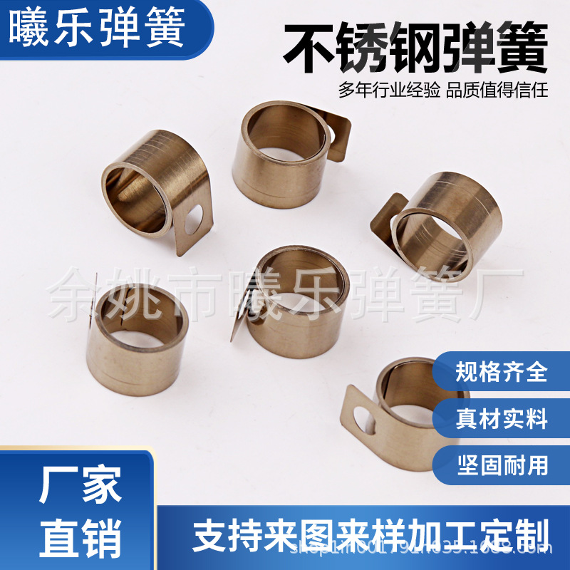 The manufacturer supplies stainless steel constant force spring reset coil springs full figure