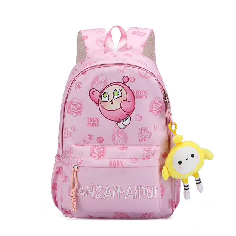 The new student bag, campus cartoon Kuromi backpack, is a cute Korean version for primary, junior high and senior high school students Item Picture