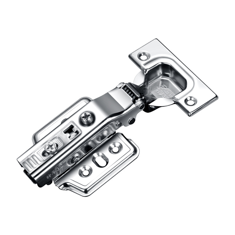 Wholesale of three-stage force 304 stainless steel damping hinges, hydraulic cabinet hinges, wardrobe door hinges, silent buffer hinges Item Picture