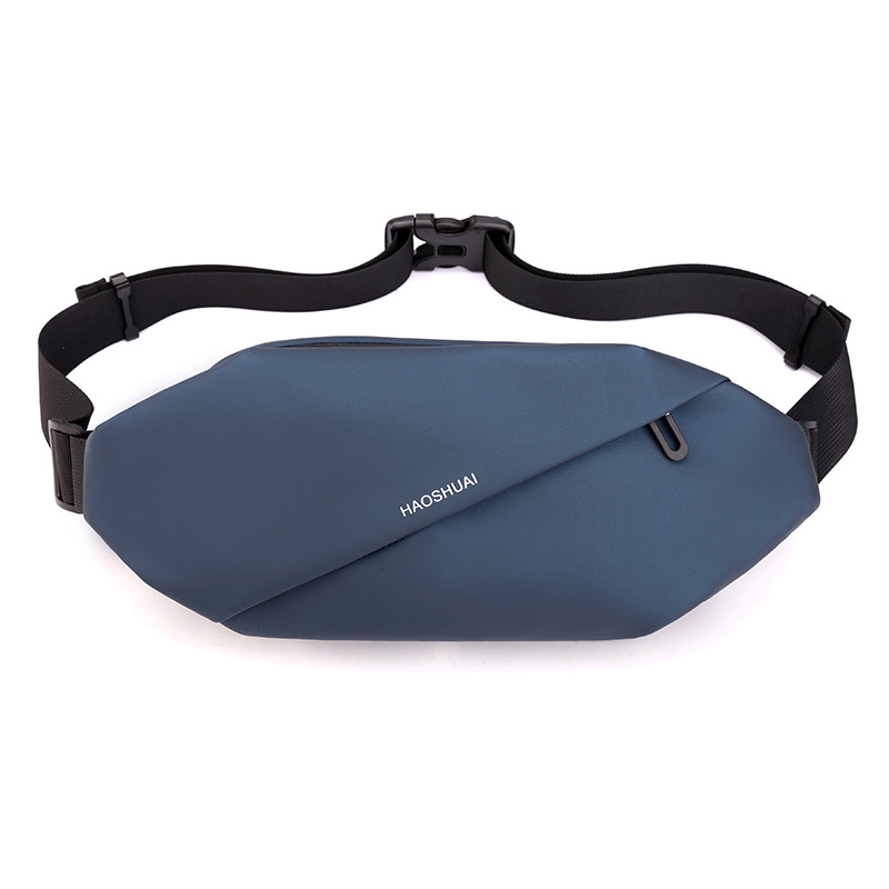 Customized men's waist bags, outdoor running bags, mobile phone bags, multi-functional large-capacity chest bags, casual single-shoulder crossbody bags Item Picture