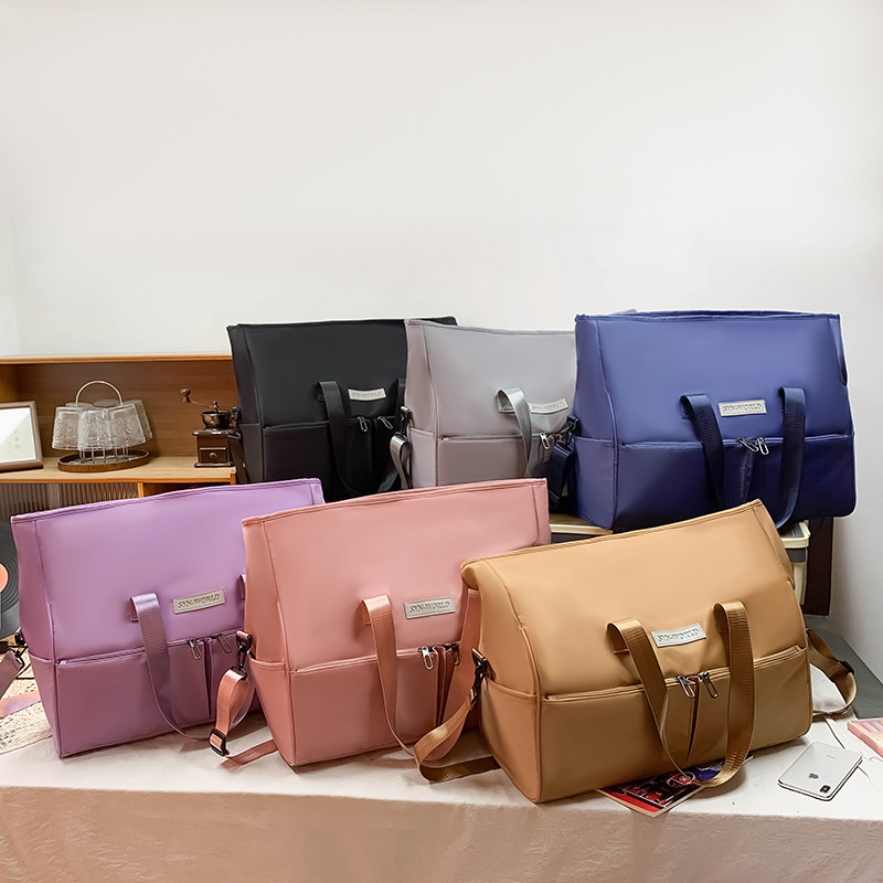 Travel bags for both men and women, hand-held sports and fitness bags, dry and wet separation luggage bags for short business trips, and bags for pregnant women waiting to give birth details Picture