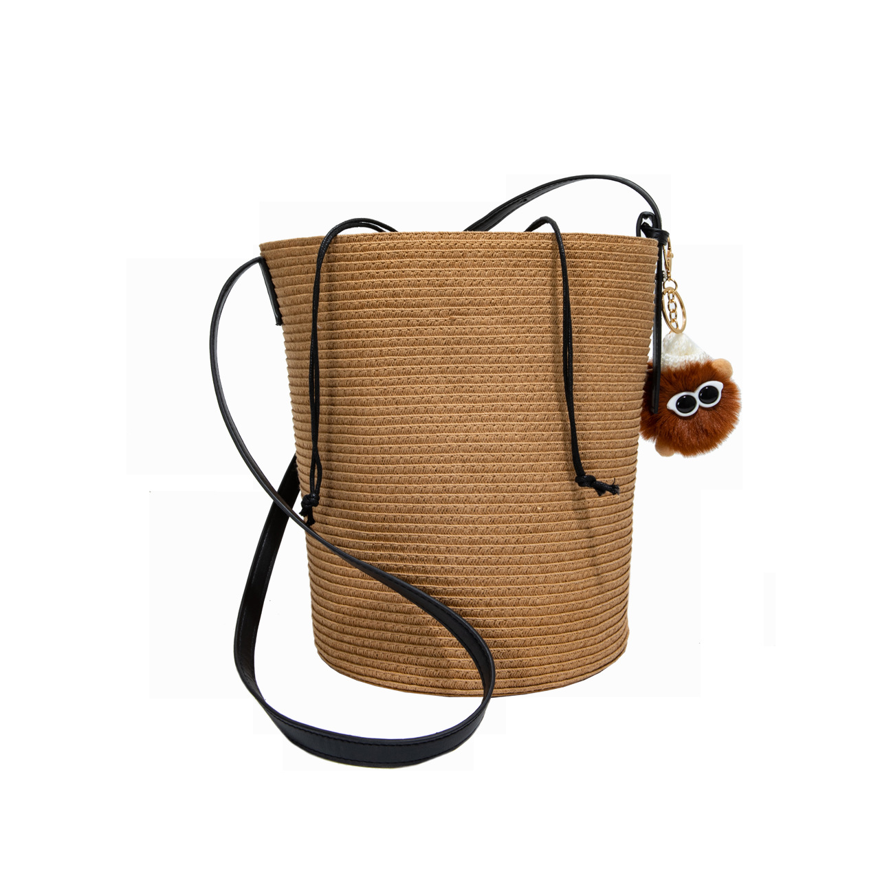 2025 New straw woven bags, casual tote bags, women's large-capacity vacation and travel beach bags, underarm bucket bags Item Picture