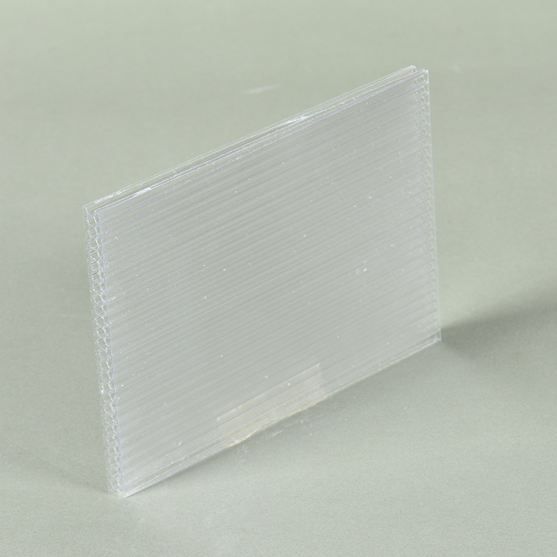 Huaxia Lvbao polycarbonate sun Board, double-layer and triple-layer hollow honeycomb PC board, canopy, color honeycomb sun board details Picture