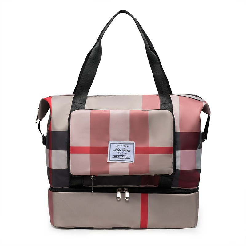 Customized travel bags, independent shoe compartments, fashionable fitness bags, trendy single-shoulder bags, outdoor sports, large-capacity travel bags Item Picture