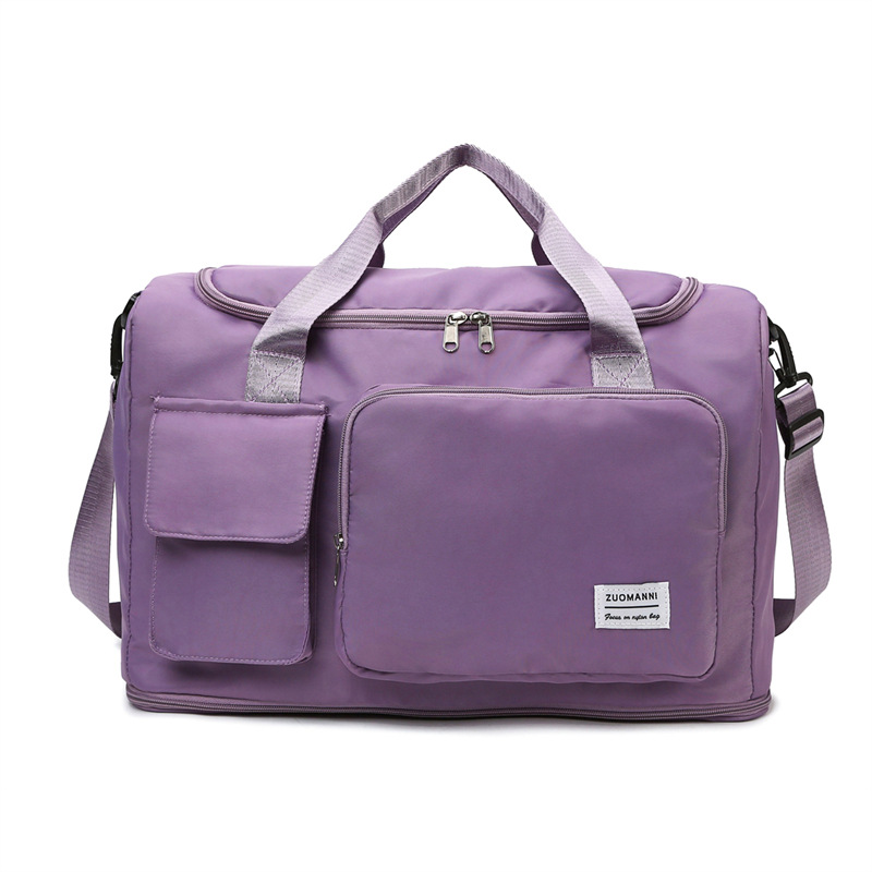 Travel bag, women's hand-held large capacity maternity bag, short-distance waterproof fitness bag, men's student luggage bag, crossbody bag Item Picture
